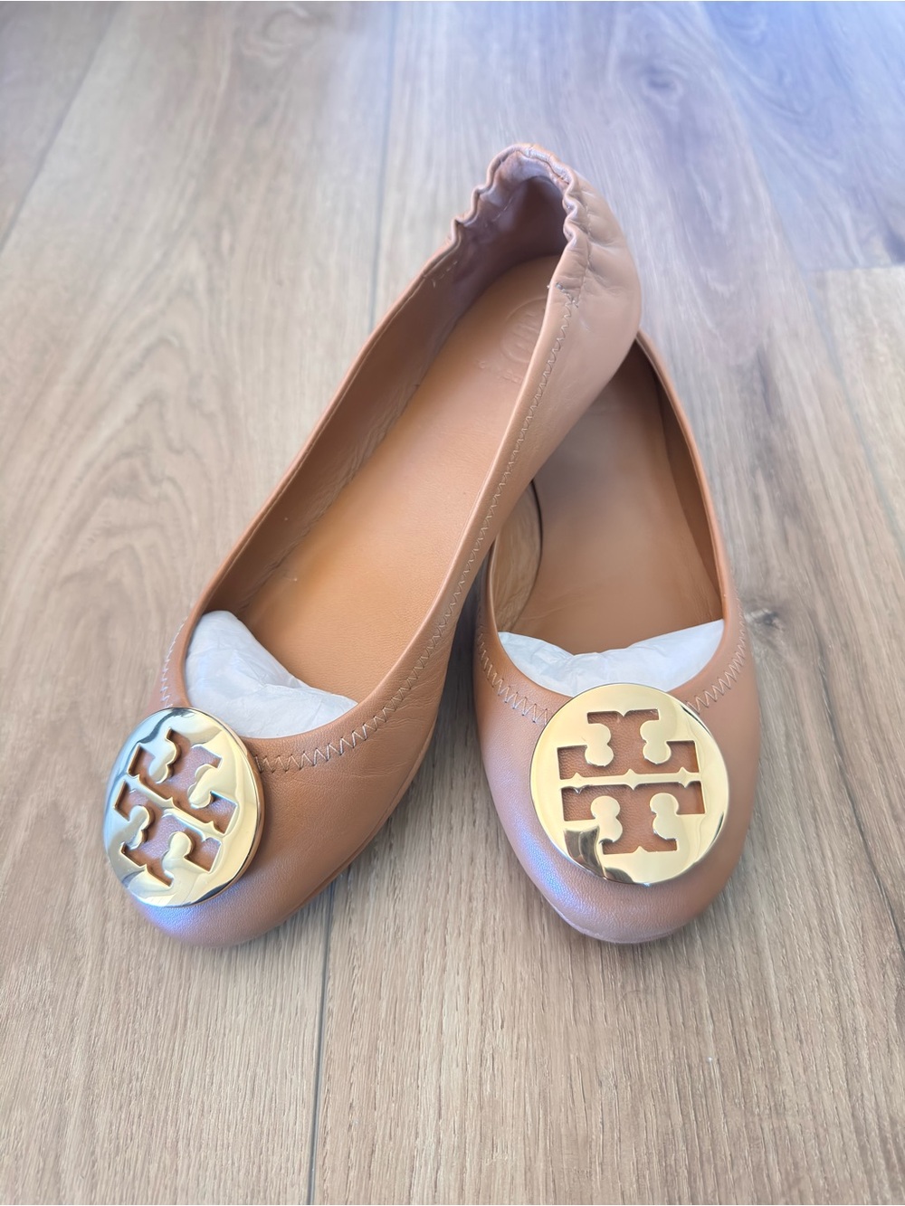 Tory Burch Reva Ballet Flats - Like
New - Women's Size 6